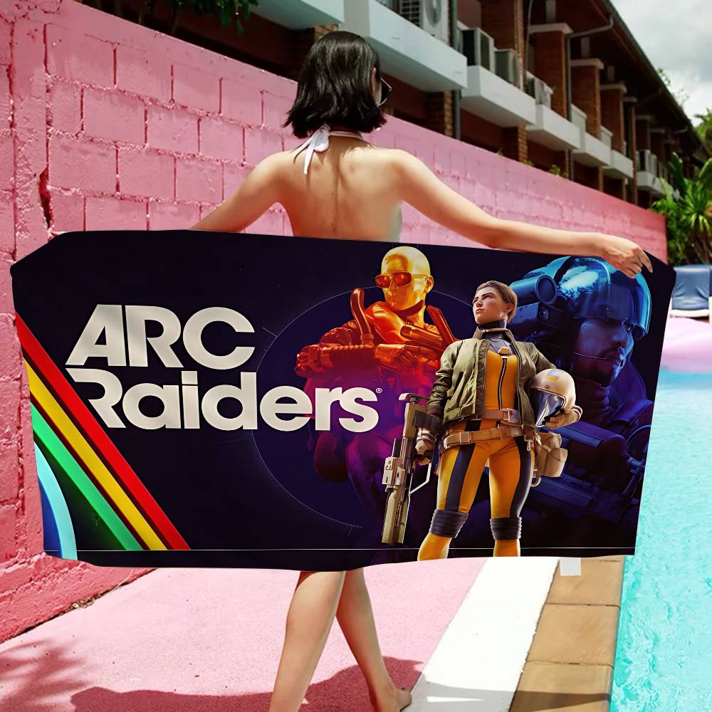 Игровой A-ARC R-Налетчики Микрофибра Печатное Пляжное Полотенце Альпинизм Йога Пляж Плавание Бег Впитывающее Мягкое Полотенце W40*H60(CM) brown Dalangpa