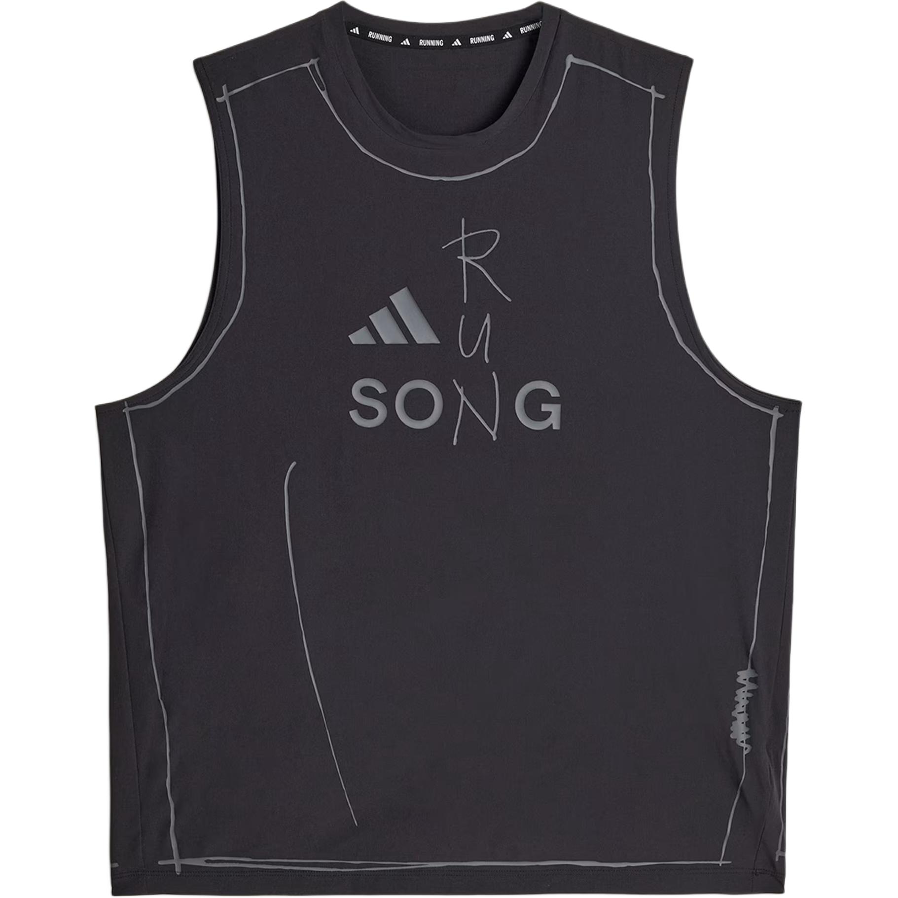 Adidas X SFTM Коллаборация Adi365 Светоотражающая Деталь Удобный Свитшот с Круглым Вырезом Жилет для Бега Мужской жилет KT0774 M gray