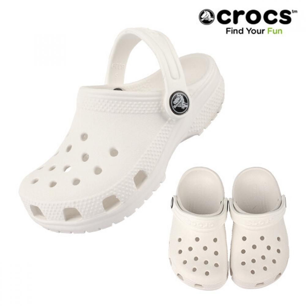 Кроксы Классические Сабо Детские Белые 204536 100 204536100C6 (130) white Crocs