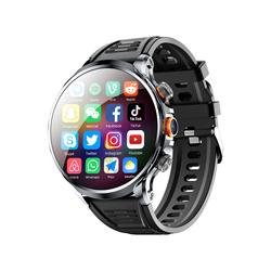 Умные часы H18 4G LTE NFC Pay с AMOLED-дисплеем, GPS и отслеживанием сердечного ритма h18 чёрный QINGLONG GOODS