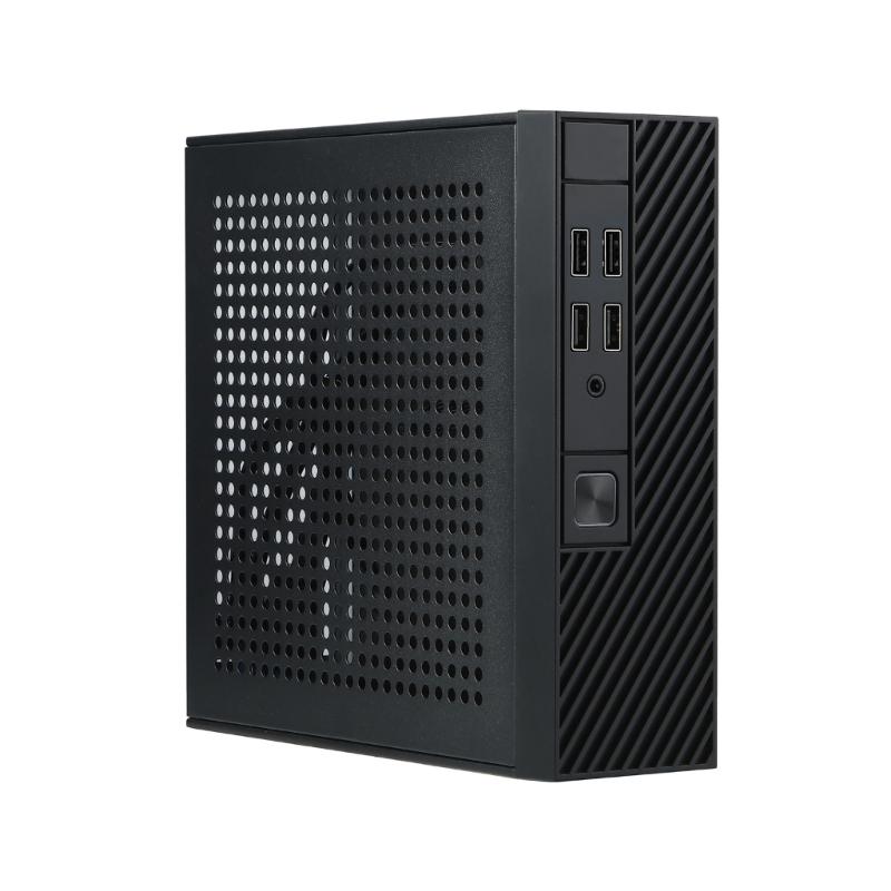 M10 Mini ITX HTPC Настольный компьютерный корпус HTPC Корпус Рама Рассеивание тепла Мини-корпус HTPC для домашнего видеокомпьютера 1 black Cheese Bread Ball
