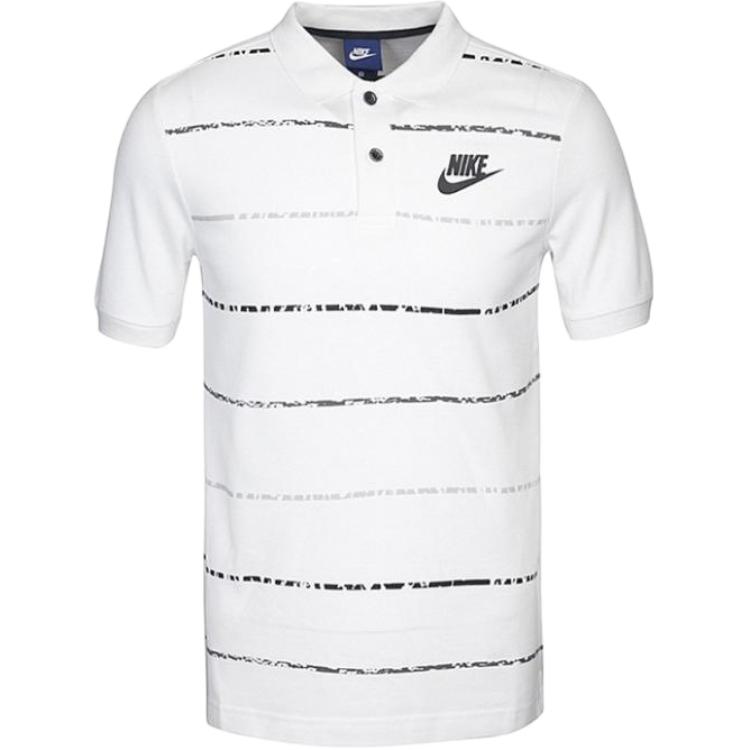Мужские поло Nike Белый воротник-поло Умеренный Другое AA5035-100 XXL white