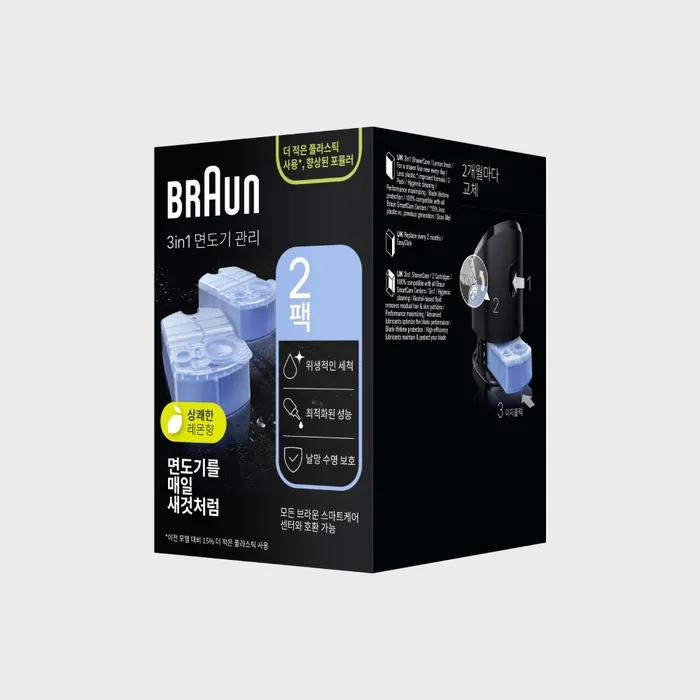 Электробритва BRAUN 3-в-1 с раствором Clean & Renew CCR2 2 cleaning solutions (BO31) gray
