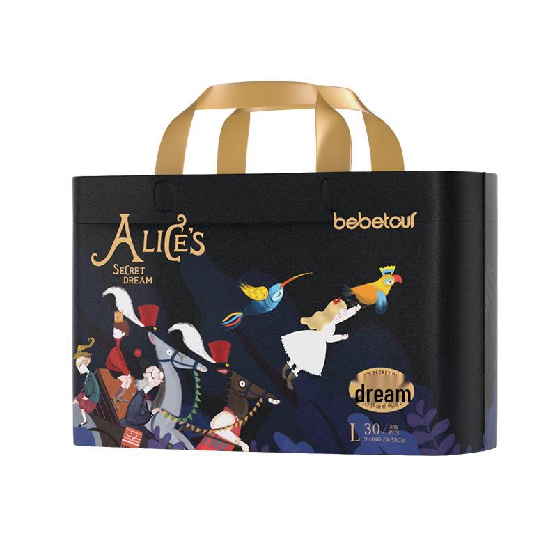 Bebetour Alice s Dream Роскошные мягкие подгузники-трусики black