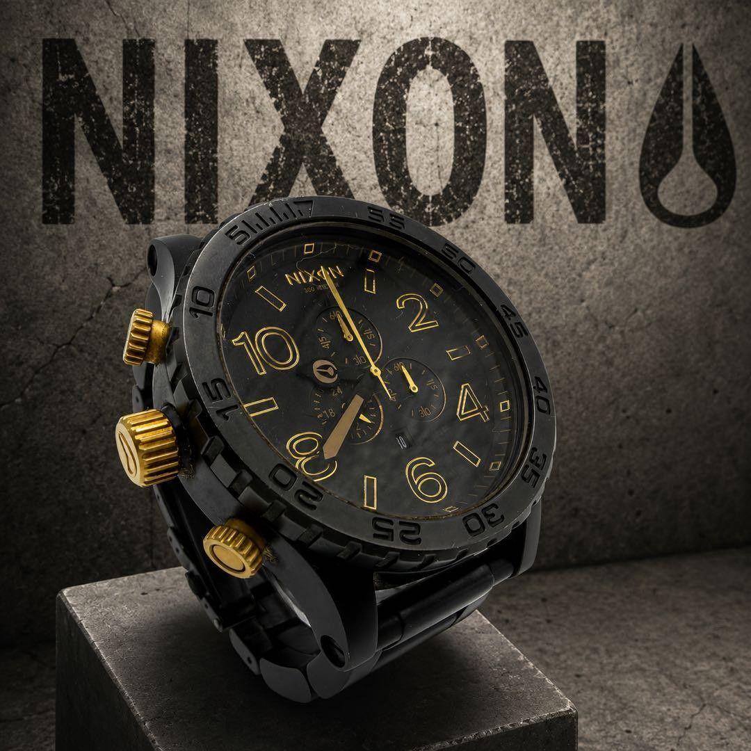 Б/у Операционный элемент Nixon 51-30 CHRONO хронограф NIXON хронограф черные наручные часы gray Recycle Alchemy