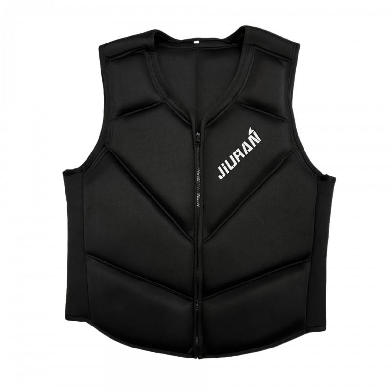 Foldable Portable Buoyancy Vest Surfing Swimming Rafting Jet Ski Water Sports Safety Gear XL 60-70 kg black Fortune Mall
