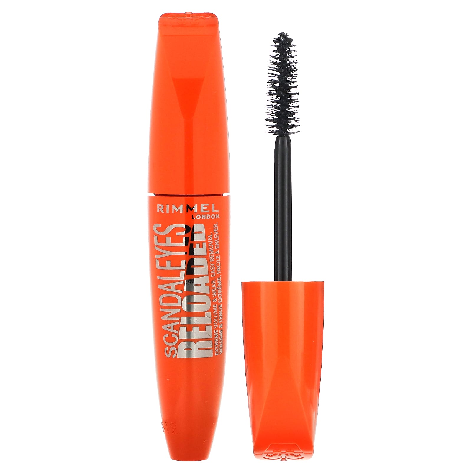 Rimmel London, Scandaleyes, Reloaded Mascara, 001 Extreme Black, 0,40 жидких унций (12 мл) red