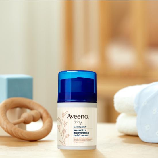 Aveeno Baby успокаивающий защитный крем для лица 48г beige