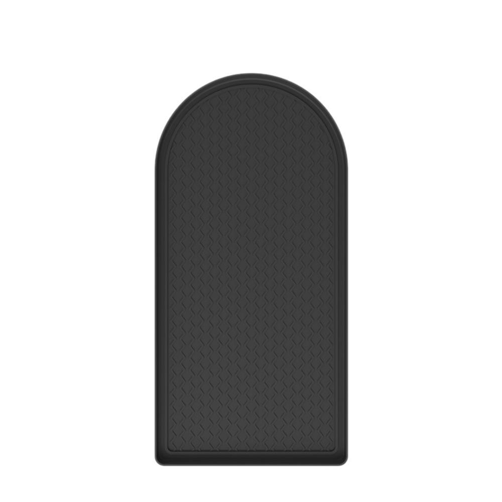 Non-slip Silicone Coffee Machine Mat Wear-resistant Coffee Bar Mat Coffee Maker Tray  Home 15.75x7.87 in чёрный Huipang