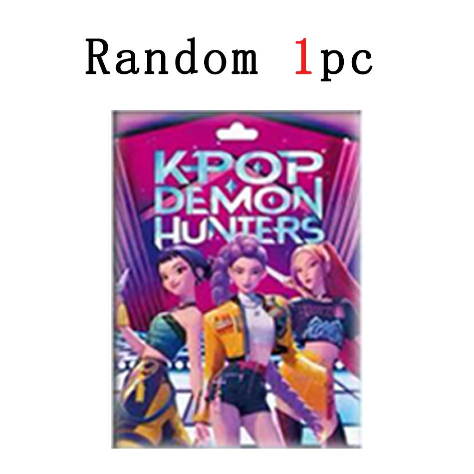 Kpop Охотники на демонов Фигурка Мультяшные Охотники Мальчик Саджа Руми/Мира/Зои Фигурка Действия ПВХ Настольное Украшение Модель Кукла Игрушка Подарок для фанатов pink Binchi Outdoor Equipment