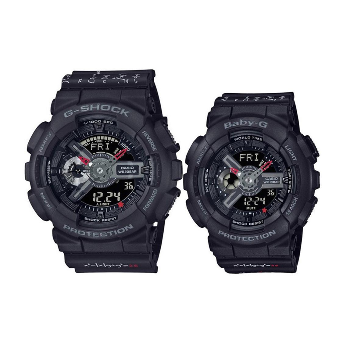 CASIO Мужские Парные Наручные Часы Черные LOV-21A-1APR LOV-21A-1APR Couple Watch Gift Box black