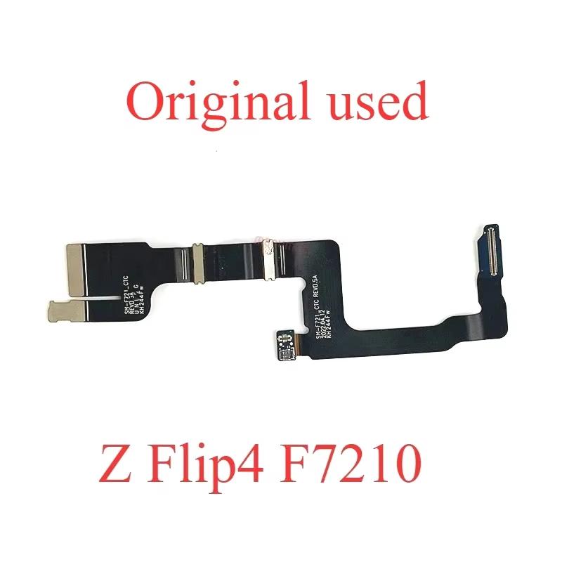 Motherboard Flex Cable Spin Axis LCD Connection For Samsung Z Flip 4 F7210 Screen Phone Repair Z Flip4 used black Electronic Repair Parts