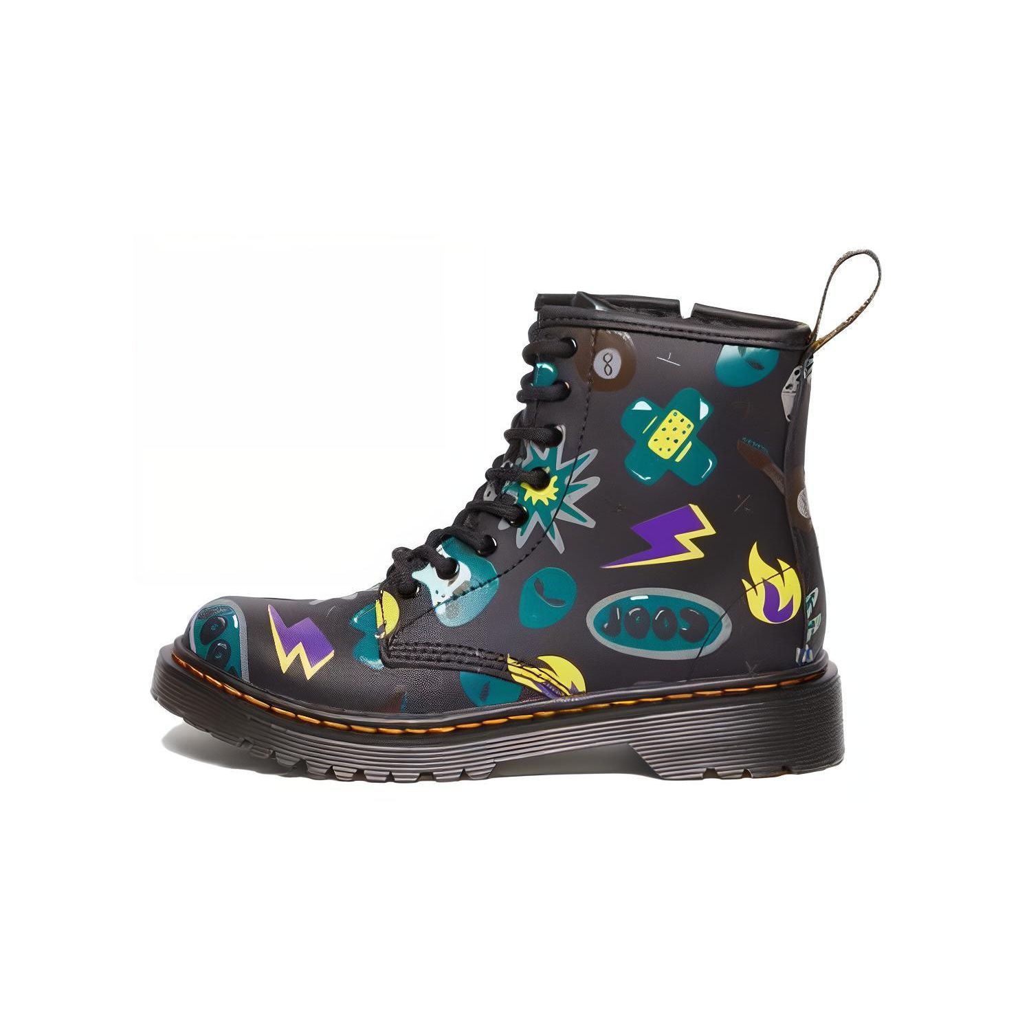 Dr. Martens Leather Trendy Casual Comfortable Versatile Low-Cut Boots Kids boots Black 309900-01 36 black Dr Martens