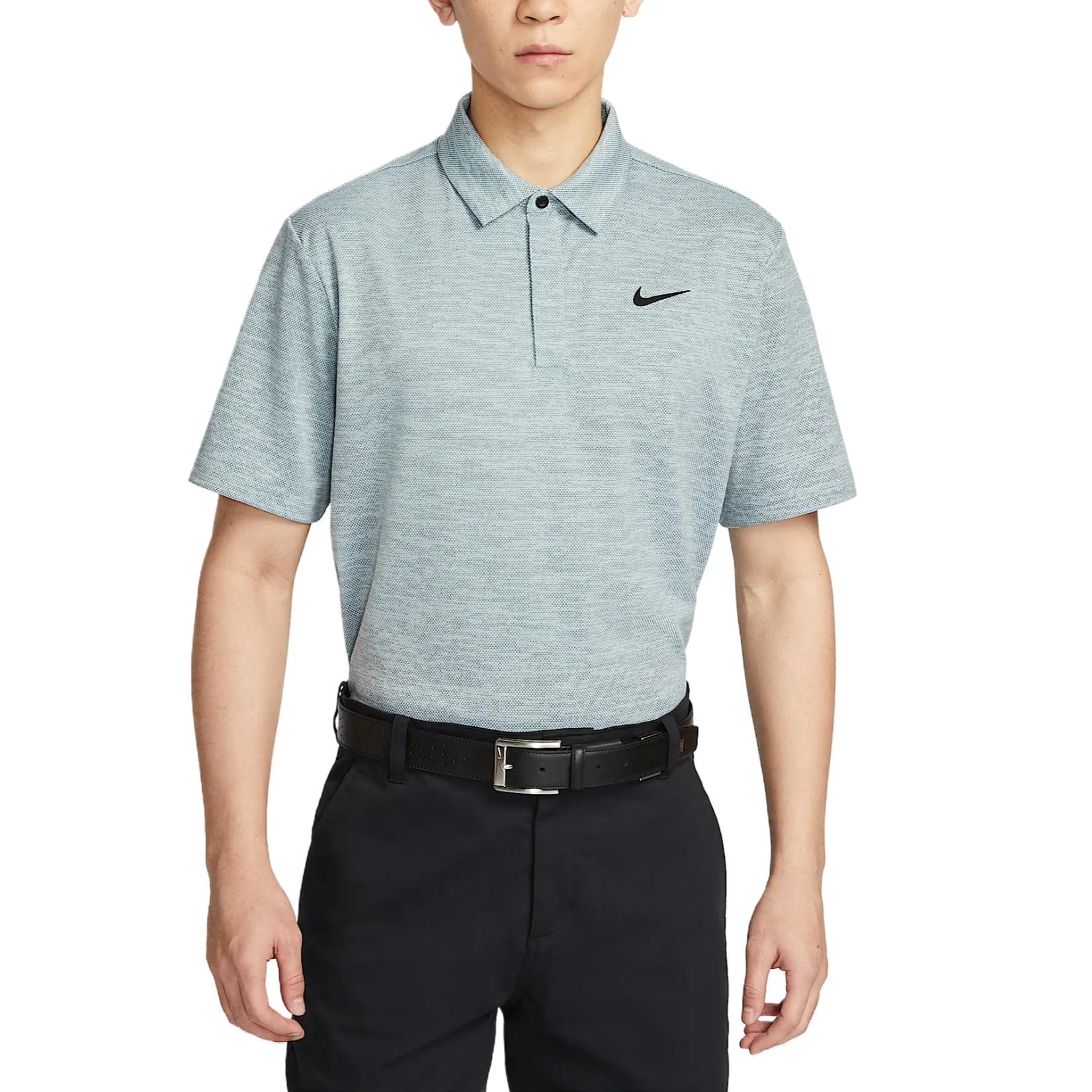 Мужское гольф-поло Nike Tour с технологией Dri-FIT, жаккардовое, на молнии FZ7476-395 XL gray