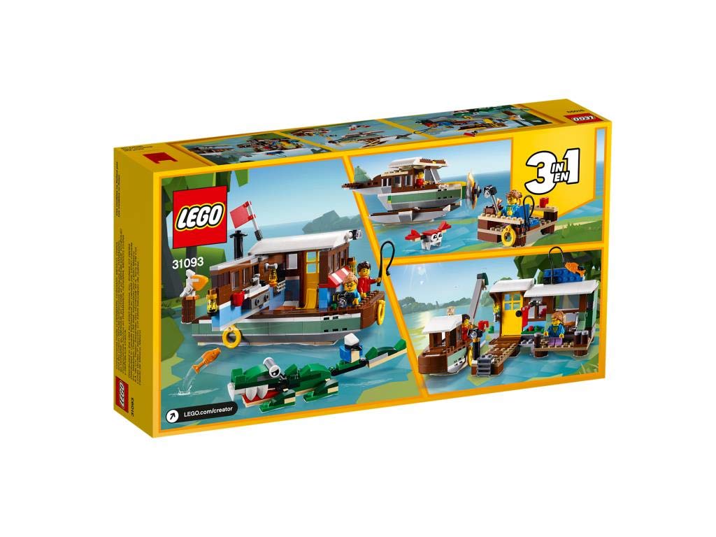LEGO Creator Плавучий дом на реке 31093 Развивающие строительные блоки для девочек и мальчиков yellow Omi Japan Products