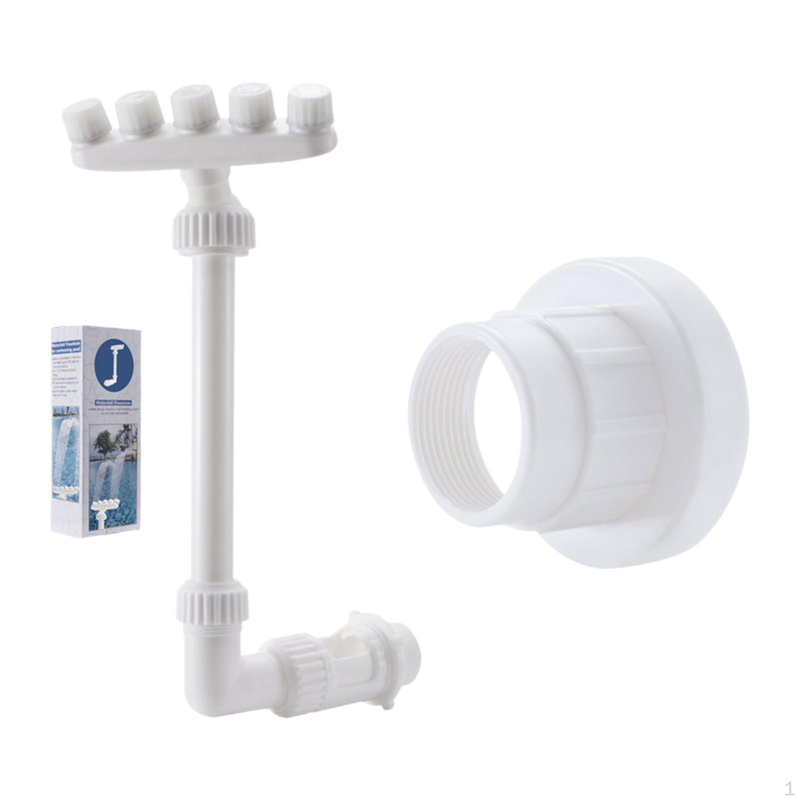 Водный распылитель для бассейнов, Вращающаяся насадка-водопад Three Layer Adapter white Makeup SD