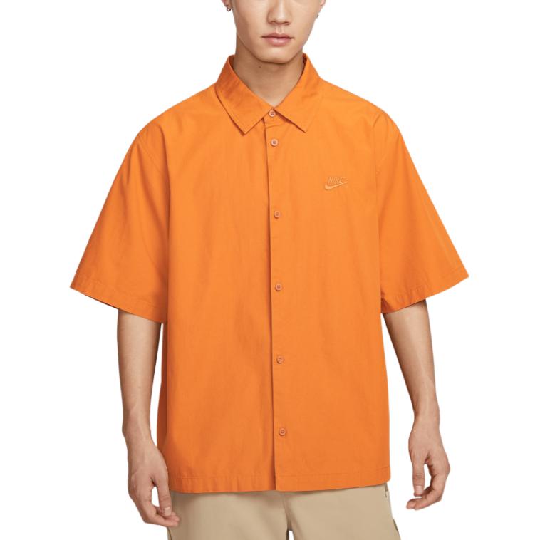 Мужские рубашки Nike Club Цвет: Монарх/Монарх Воротник Умеренный HJ2030-815 XXL orange