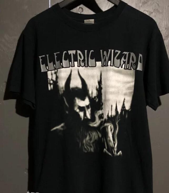 Перепечатка футболки Electric Wizard Dopethrone Anvil 2000 года, унисекс S gray PerfumeS5op