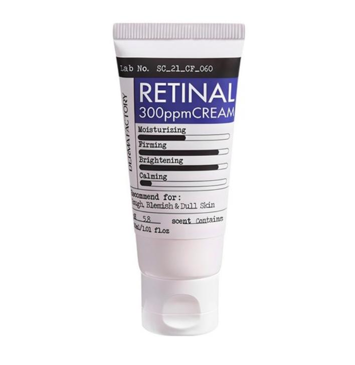 Крем для лица Derma Factory Retinal 300ppm 30 мл – Усовершенствованный уход против морщин и для упругости 30ml white