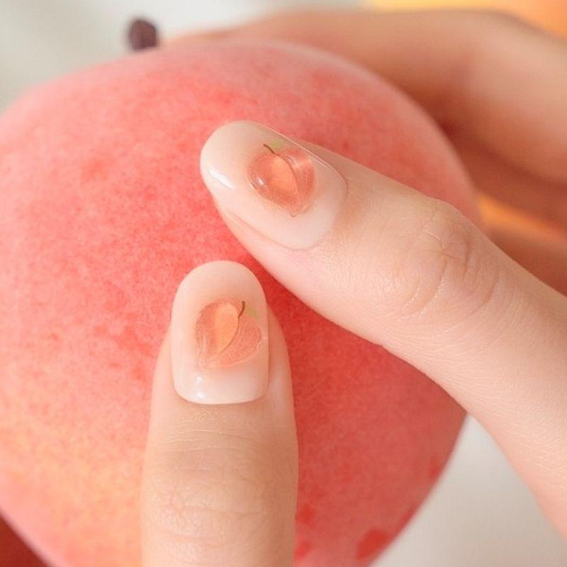 Магазин EDGEU Гель Sunshine Peach Клейкий Гель-Лак для Ногтей 28 шт. (Базовый гель 4 шт.) Sunshine Peach multi