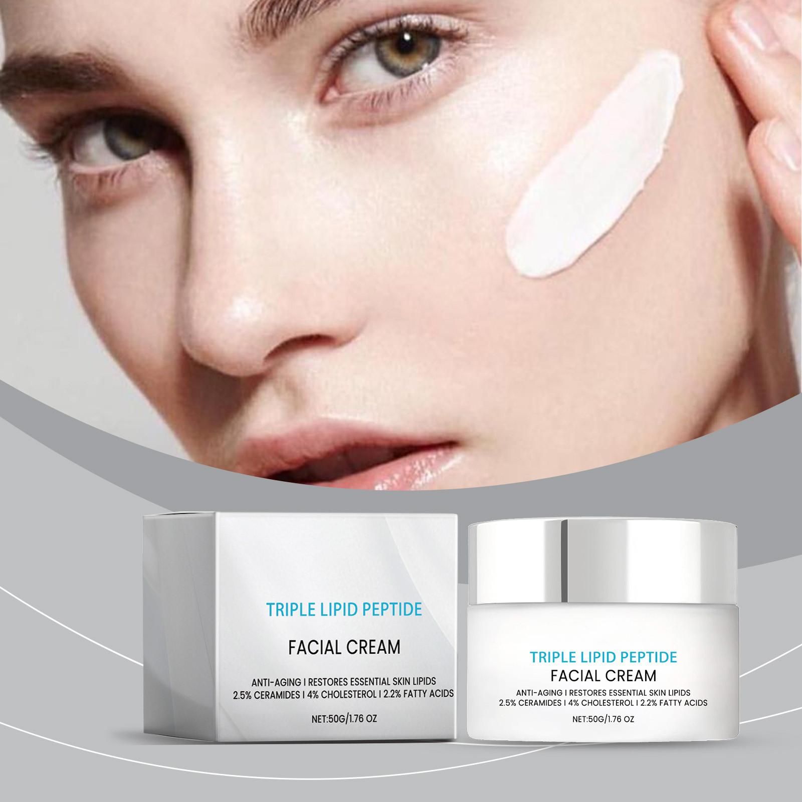 Крем для лицаSkin Advanced Anti-Aging CreamКрем с керамидамиЭластичный цвет кожиПодтяжка дряблой кожиОсвежающий и нежирный50 г One Size gray Anklet