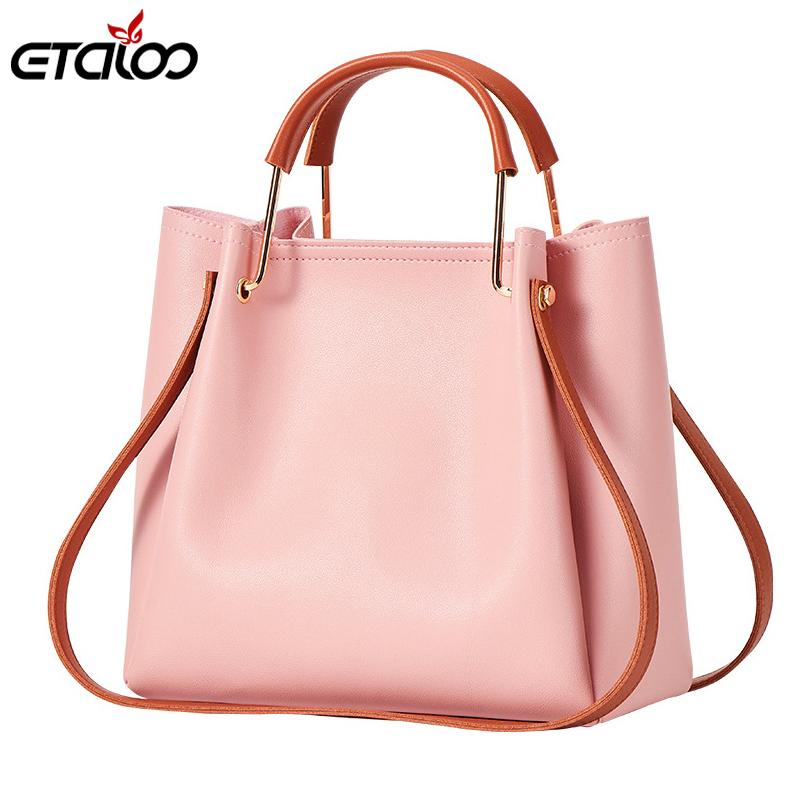 Handbags Women Bags Fashion Shoulder Crossbody Bag For Women Multifunction Bag Big Tote 25x25x14cm розовый saiya H