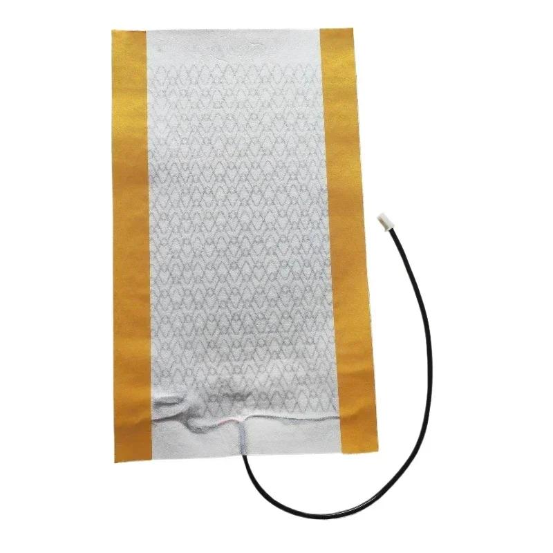 12V Car Seat Heated Cover 3 Gear Adjustable Temperature Electric Heating Pads Heated Car Seat Cushion Winter Seat Warmer Carbon fiber heating white 91420583MAC45YXU88