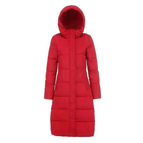 WTEMPO M-4XL женские зимние теплые куртки женские однотонные пуховые куртки хлопковые длинные ватные куртки XXXXL красный