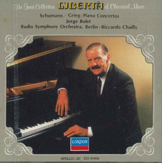 CD JORGE BOLET - Schumann: Piano Concerto In A Minor APOLLO20 POLYDOR Japan Classical Used RecordCityJP