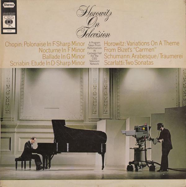 LP Record HOROWITZ - Horowitz On Television S72720 CBS UK Classical Used gray RecordCityJP