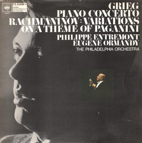 LP Record EDVARD GRIEG, SERGEI VASILYEVICH RA - Piano Concerto / Variations On A Th S61040 CBS Classics UK Classical Used gray RecordCityJP