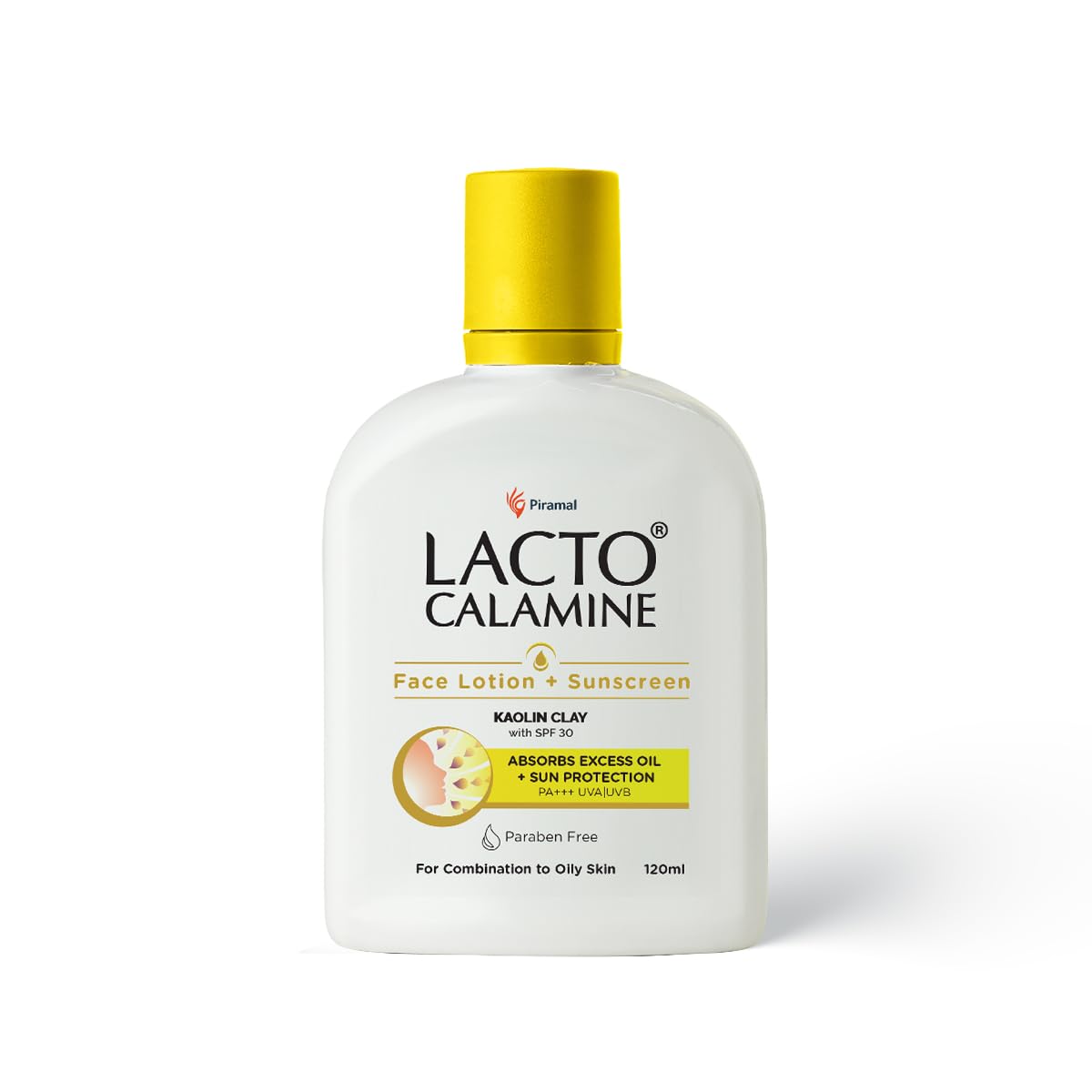 Солнцезащитный лосьон Lacto Calamine Глина каолин и оксид цинка SPF 30 UVA UVB PA+++ 120 мл Ежедневный увлажняющий крем для лица Легкий Нежирный white