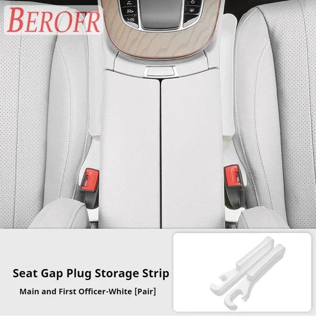 Car Seat Gap Filler Side Seam Plug Strip with Groove Leak-proof Filling Strip For BMW E46 E90 E34 E36 E60 E39 E70 F10 F20 F30 X5 белый gkfzb