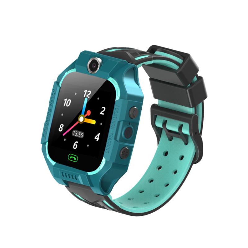 E12 Смарт-часы Детский телефон Интеллектуальные часы Smartwatch LBS Расположение одной кнопки SOS Remote зелёный/чёрный G KE