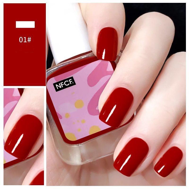 Новый лак для ногтей не отслаивается и водонепроницаем 01 white Beautiful Manicure