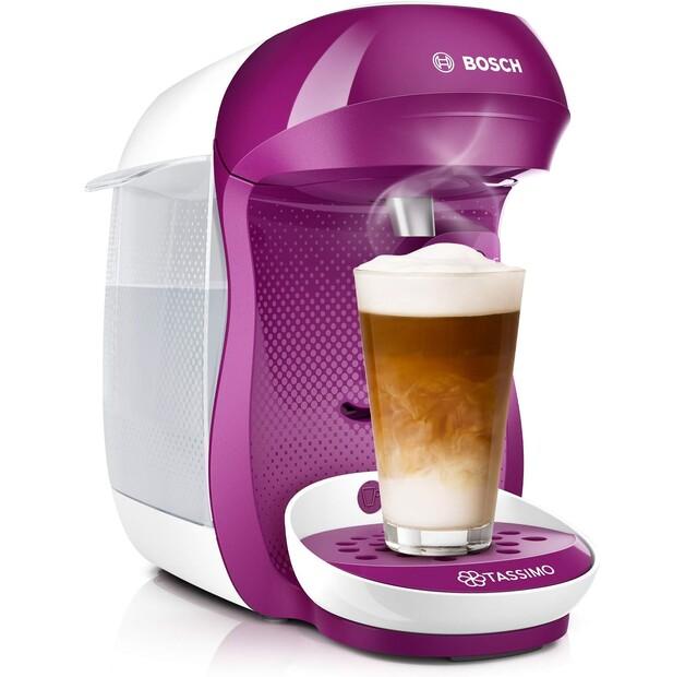 Капсульная кофемашина Bosch TAS1001 Tassimo Happy wild purple blue