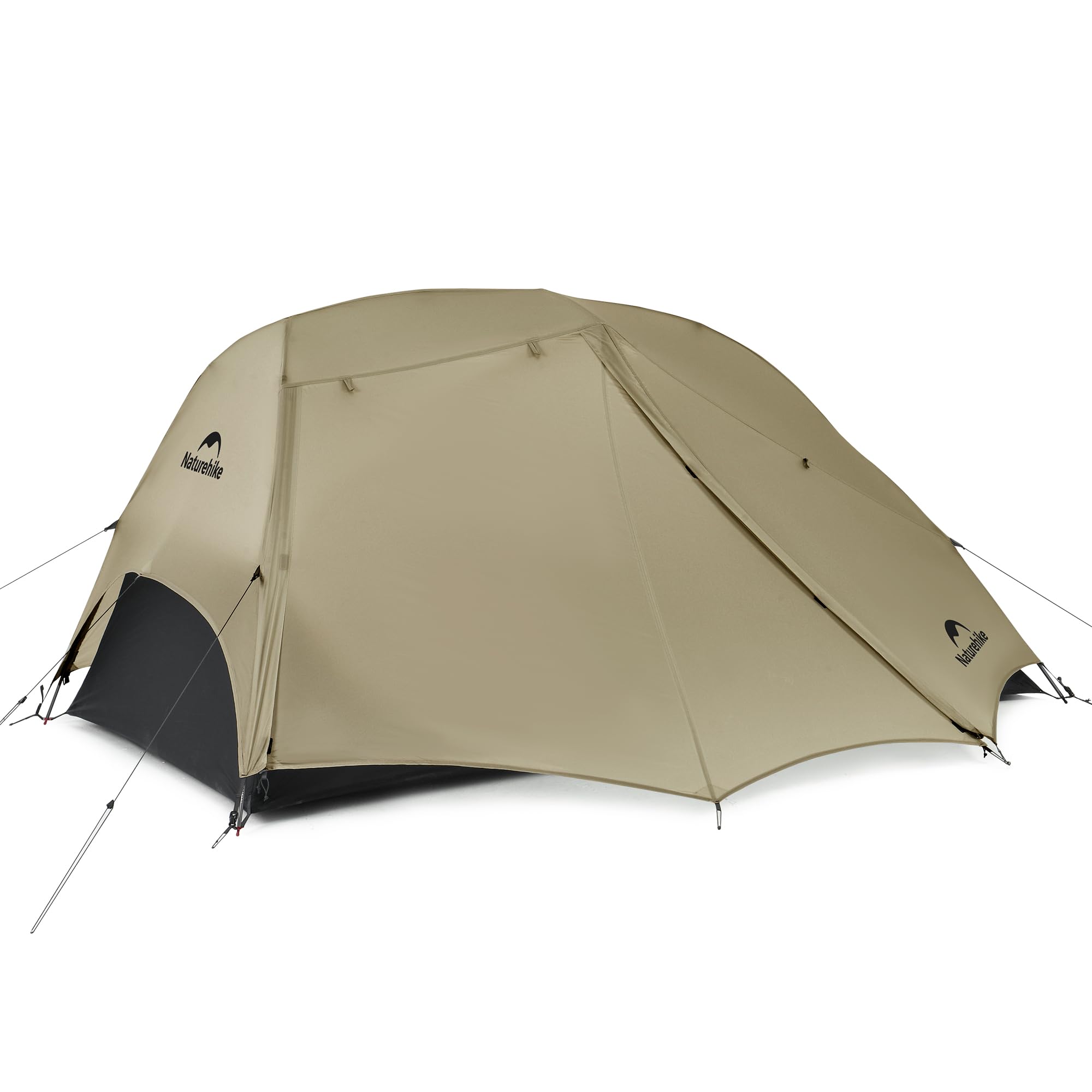 Naturehike Official Shop Палатка для 2 человек, уличная, с двойными стенками, сверхлегкая, на 3 сезона, отдельно стоящая, ветрозащитная, водонепроницаемая, устойчивая к давлению воды beige