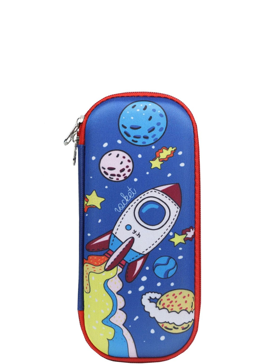 Пенал Multibrand 0589-blue rocket
