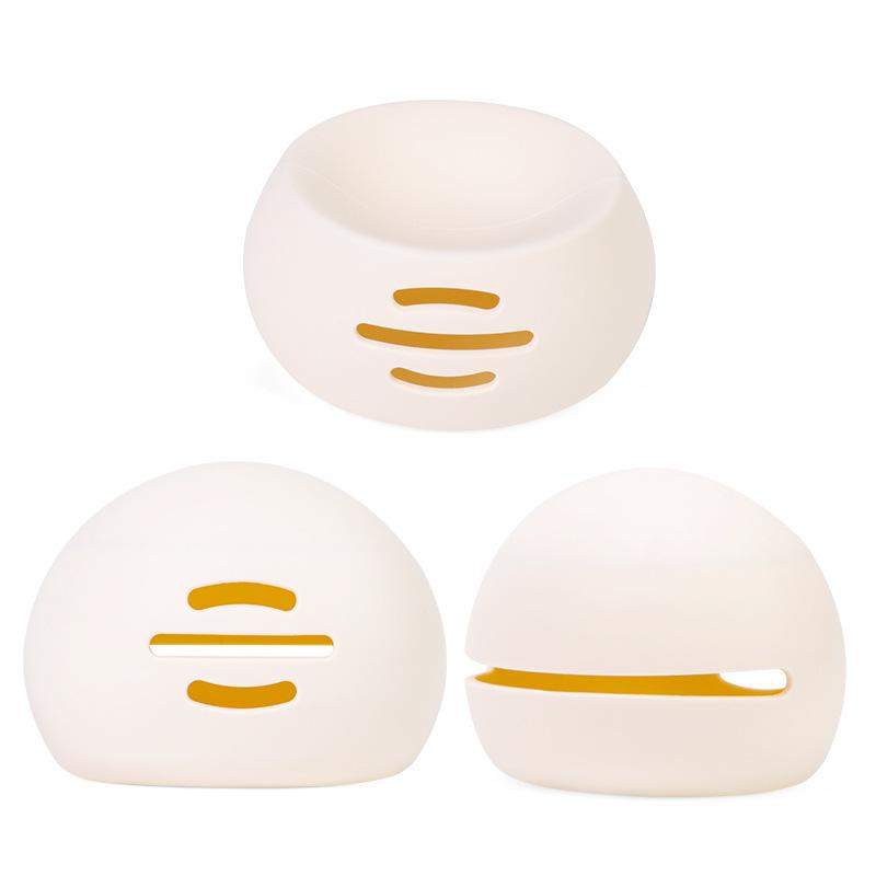 Beauty Egg Box Дорожная портативная силиконовая косметичка для хранения сушки Beauty Blender Сумка для хранения white Binchi Outdoor Equipment