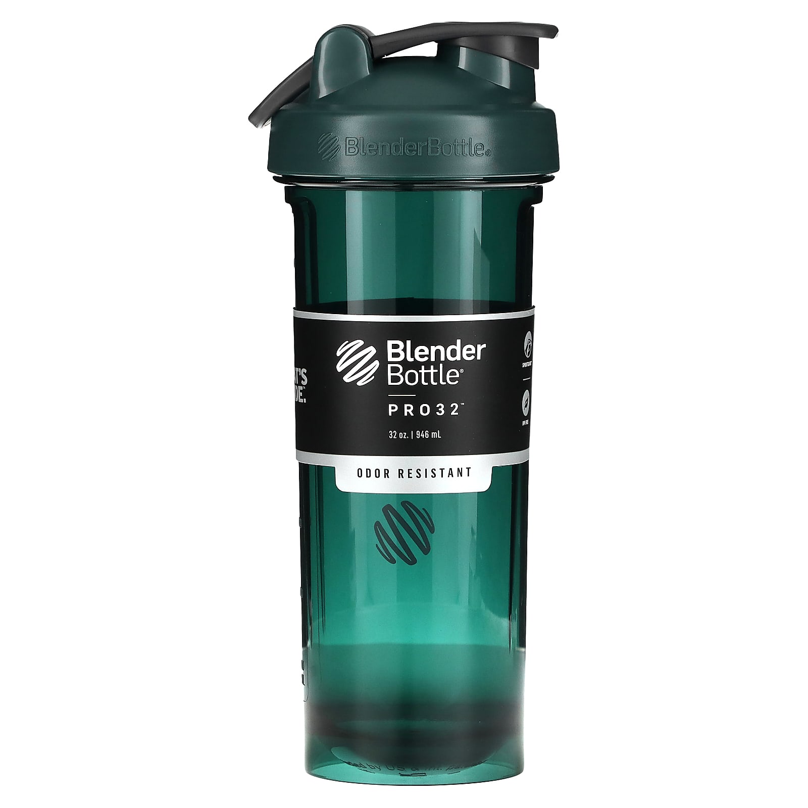 Pro Series, Pro32, Fc Green, 946мл(32 унции) black Blender Bottle