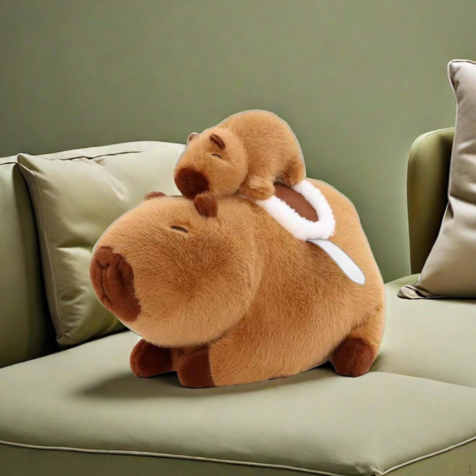 Мягкая игрушка капибара для любителей животных 40cm brown Handy Hobbies