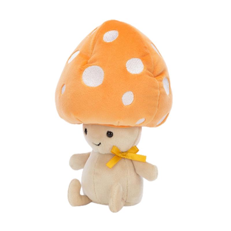 JELLYCAT Забавное растение Мальчик-гриб Кукла Оз Плюшевая кукла 17 см высотой beige