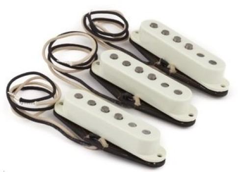 Звукосниматель Fender Fender Pure Vintage 59 Stratocaster Single Coil, комплект звукоснимателей Pure Vintage Stratocaster Guitar Pickup Set ``Goods   белый