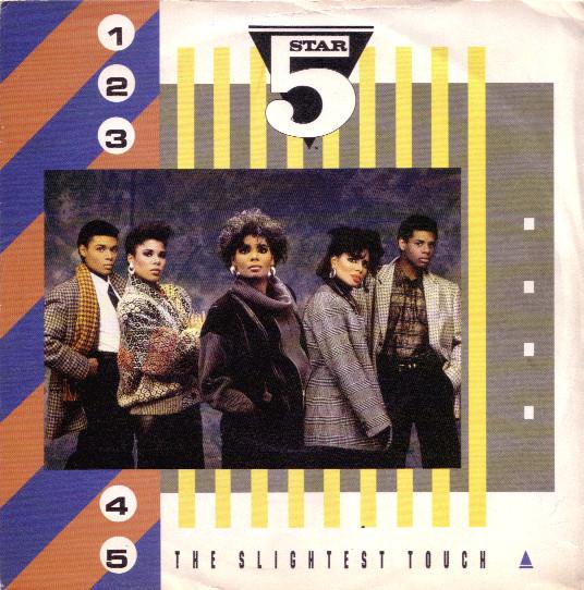 7-дюймовая пластинка FIVE STAR - The Slightest Touch PB41265 Палатка, RCA 1987 UK Соул/Фанк Б/У black RecordCityJP