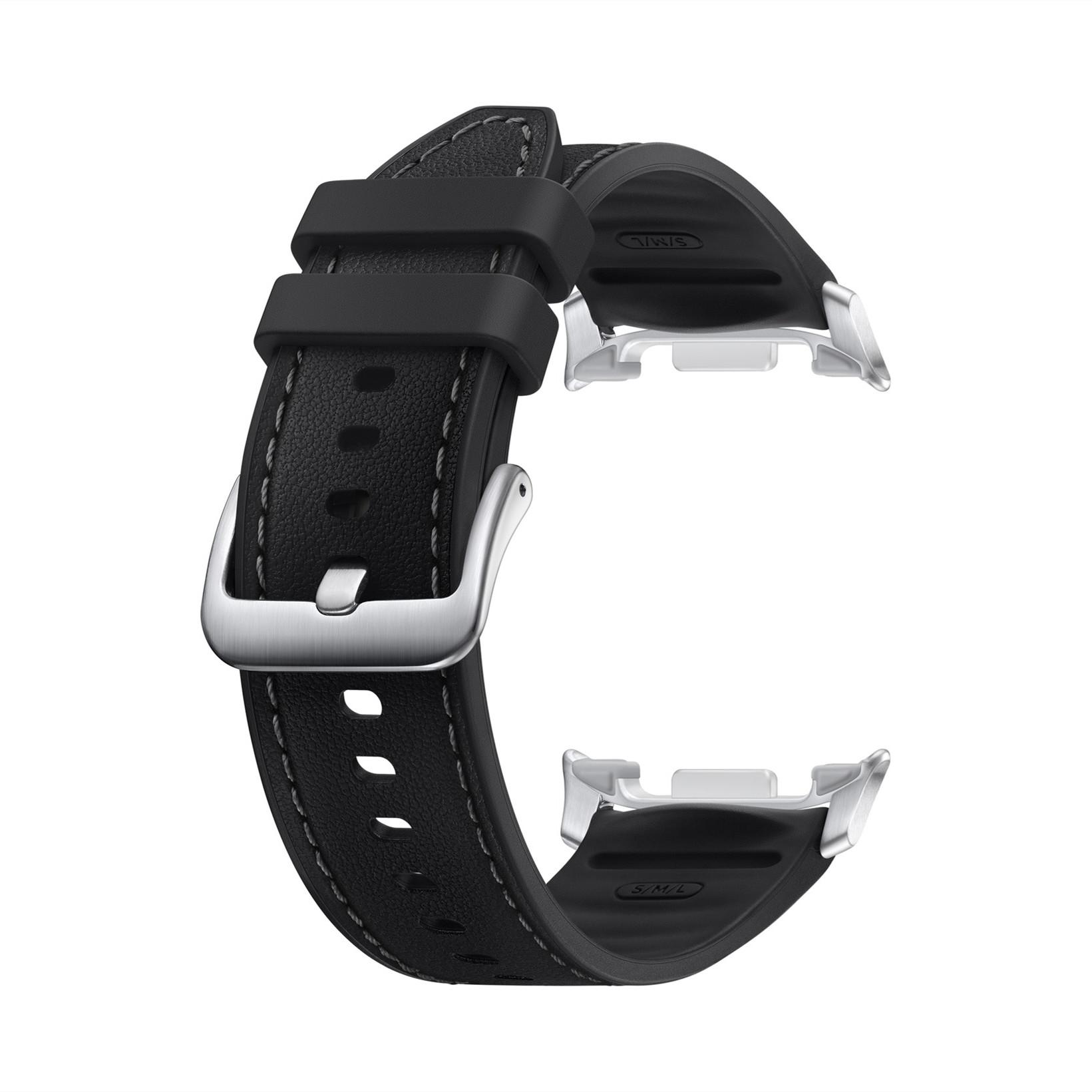 SAMSUNG Galaxy Watch8 Galaxy Watch8 Classic Гибридный ремешок Умные часы Запасной ремешок для мужчин и женщин S/M M/L чёрный