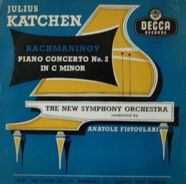 LP Record SERGEI VASILYEVICH RACHMANINOFF - J - Piano Concerto No. 2 In C Minor LXT2595 Decca 1955 UK Classical Used RecordCityJP