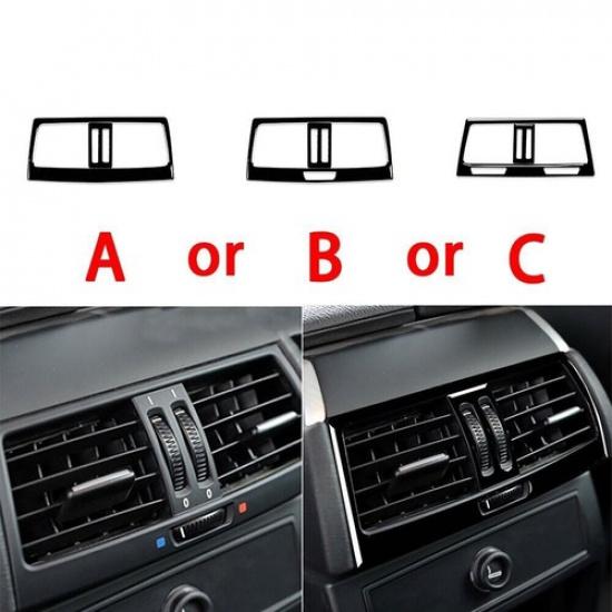 Piano Black Interior Rear Air Vent Outlet Cover Trim For BMW X5 E70 X6 E71 08-14 gray 91440111MAC2E40T58