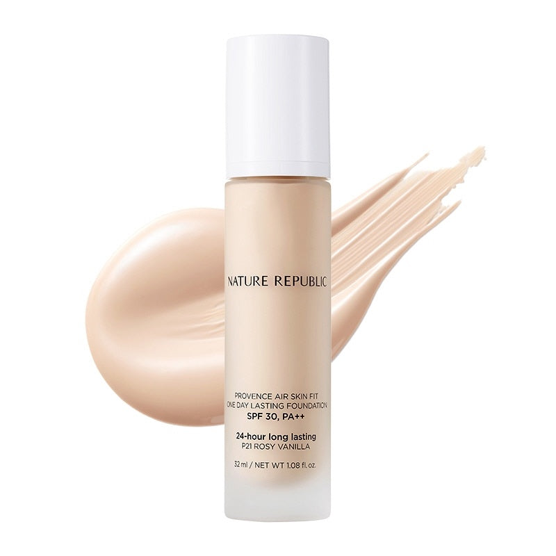 [NATURE REPUBLIC] Тональный крем Provence Air Skin Fit на один день, 32 мл (SPF30 / PA ++) #P21 Rosy Vanilla