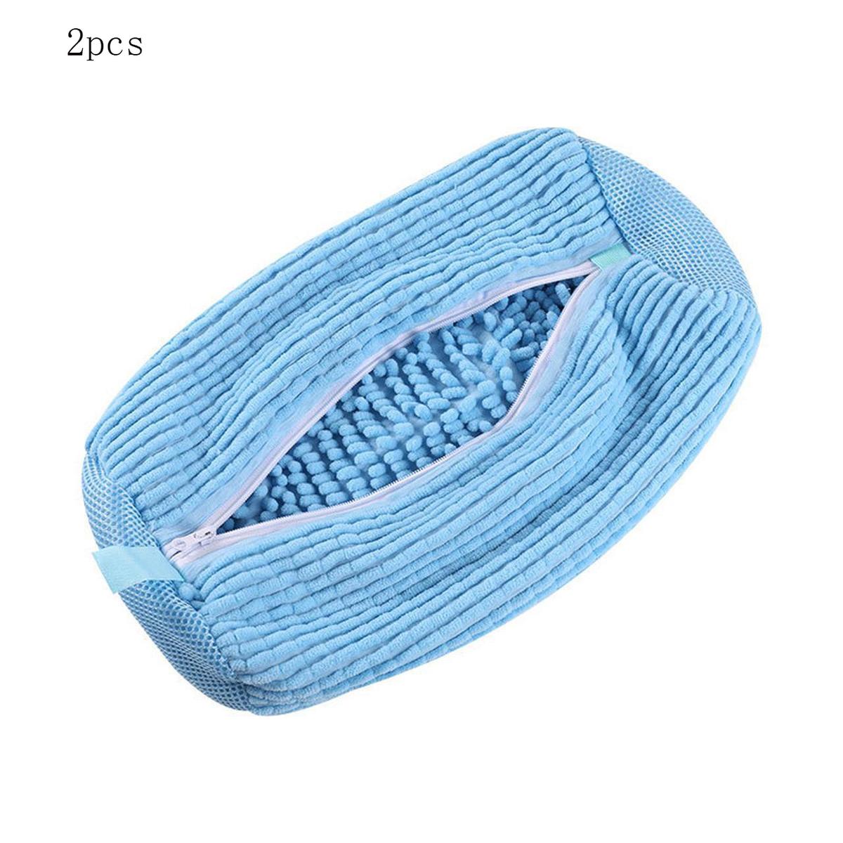 Washing Machine Shoe Bag, 1pc Durable Zipper Shoe Laundry Bag, Shoe Storage Bag, Laundry Tools & Accessories for Home Laundry Room one-size светло-синий Glamour