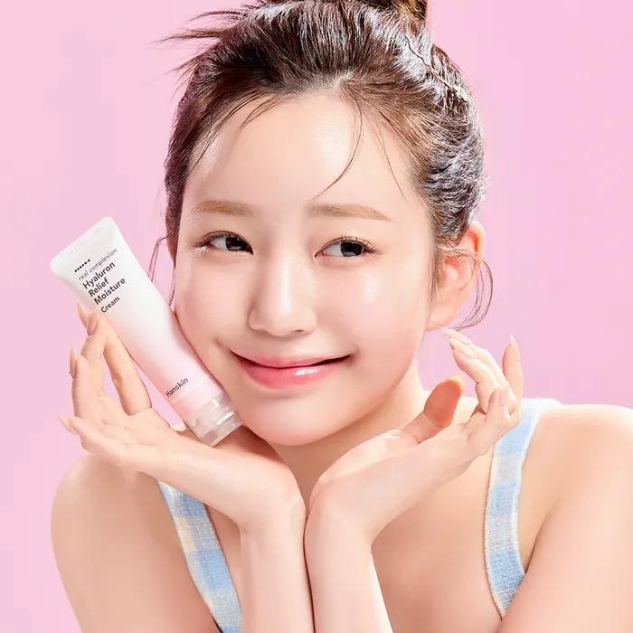 Real Complexion Увлажняющий крем для лица с гиалуроновой кислотой 50 мл beige Hanskin